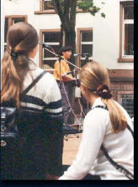 singing @ a school in Mannheim